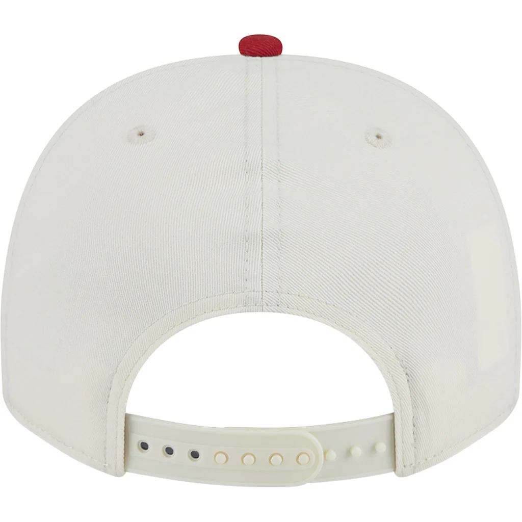 NFL Arizona Cardinals New Era Chainstitch Two-Tone 9FIFTY A-Frame Snapback Hat - Cream - Image 4