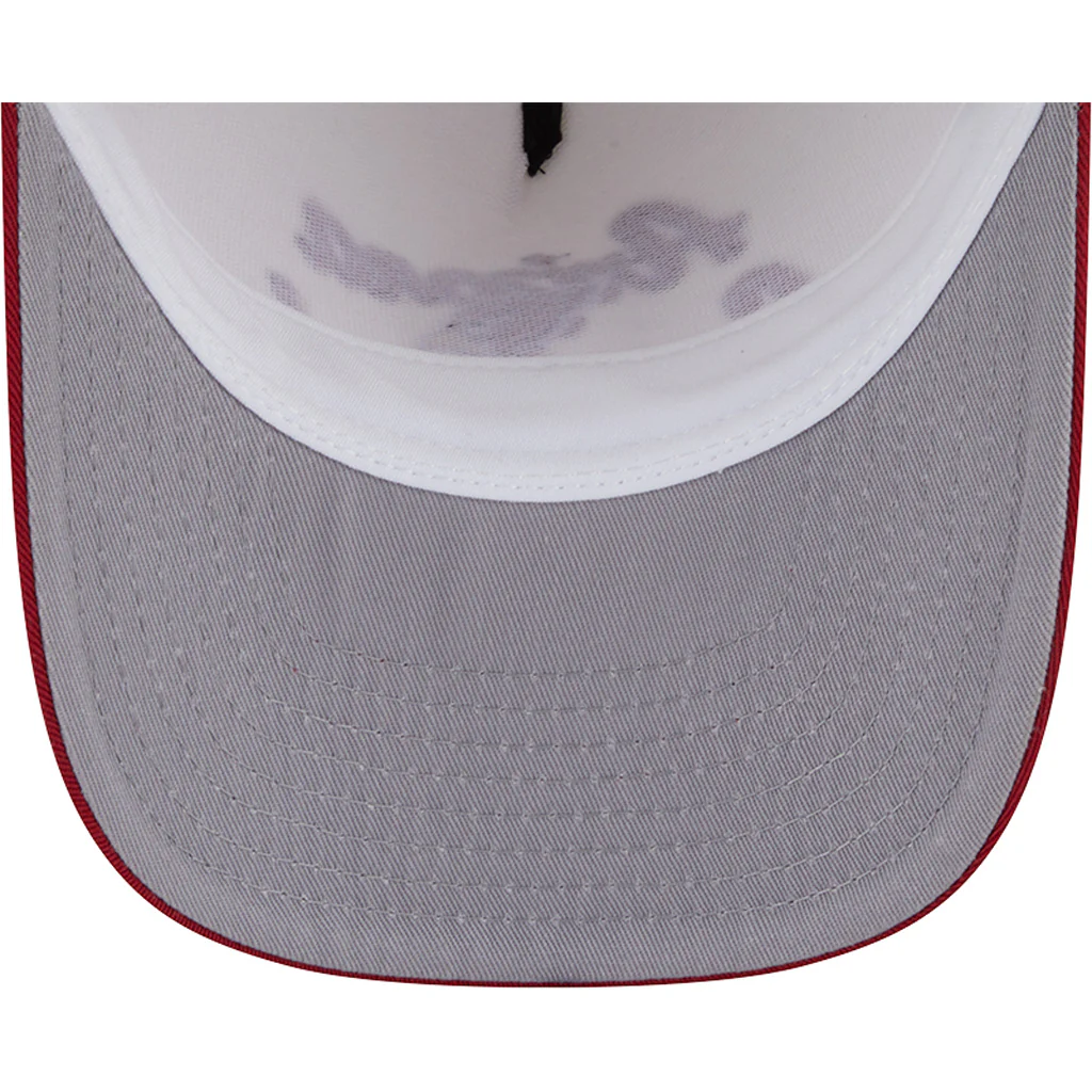 NFL Arizona Cardinals New Era Chainstitch Two-Tone 9FIFTY A-Frame Snapback Hat - Cream - Image 5