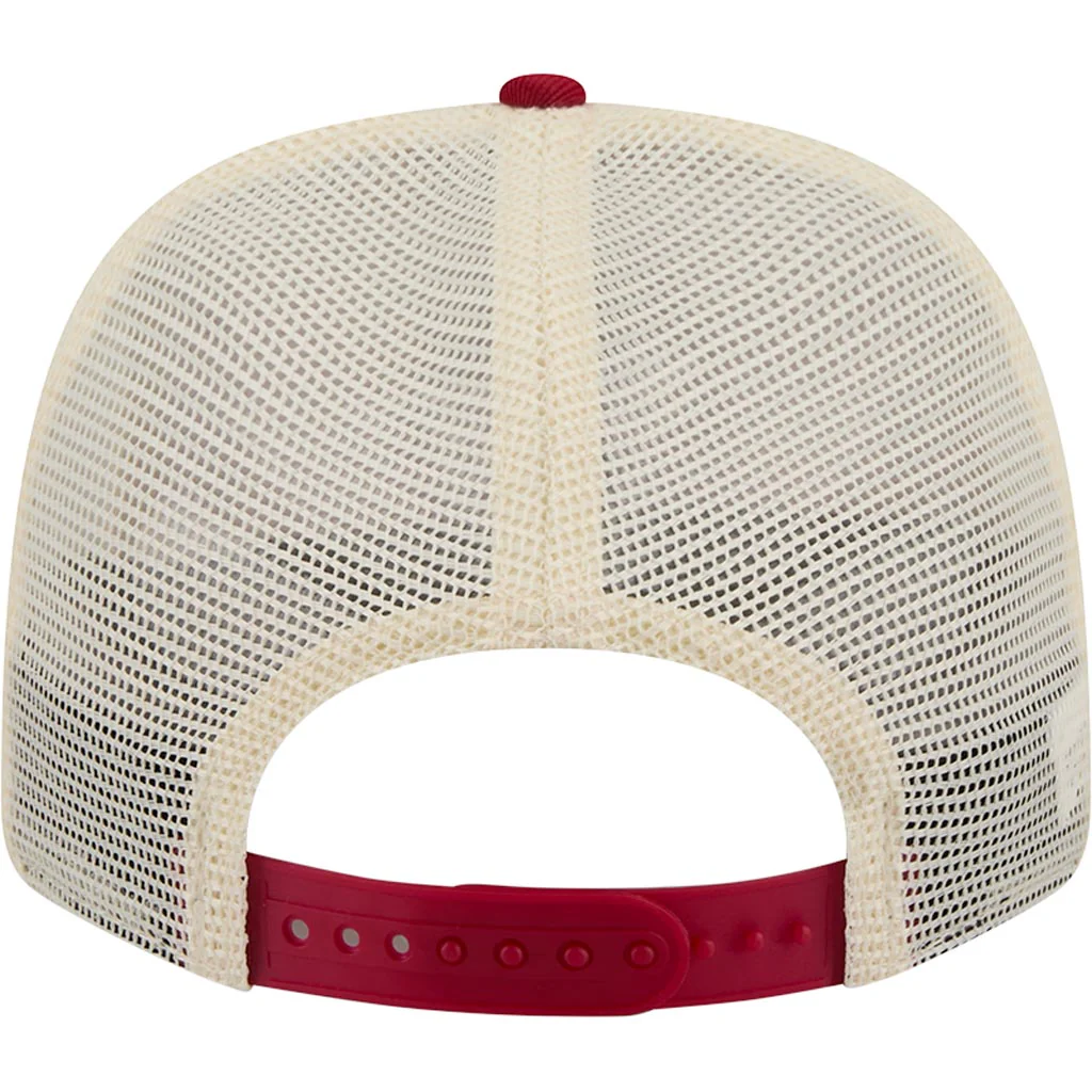 NFL Arizona Cardinals New Era Circle 9SEVENTY Stretch-Snapback Hat - Cream - Image 4