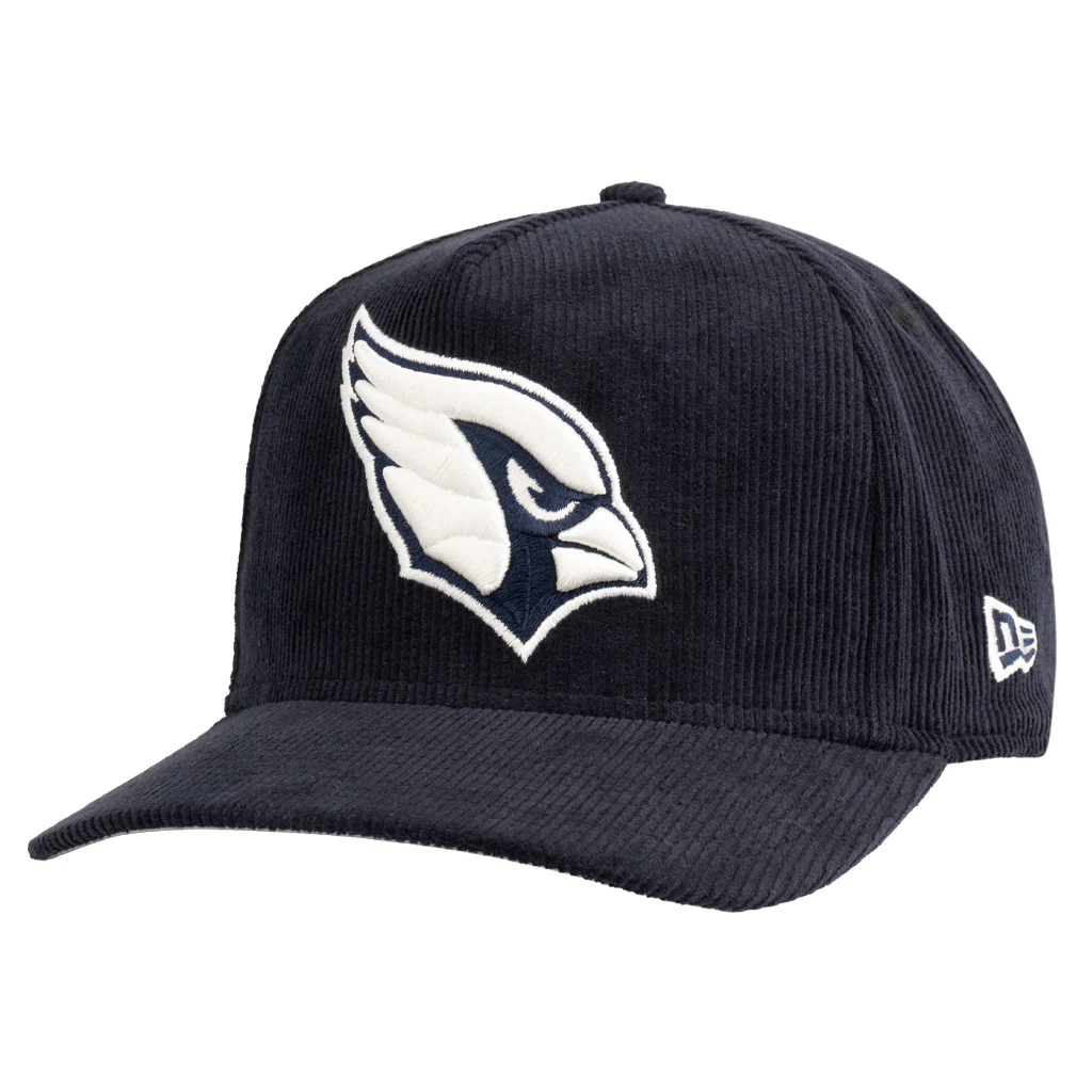 NFL Arizona Cardinals New Era Corduroy 9FIFTY A-Frame Snapback Hat - Navy - Image 2