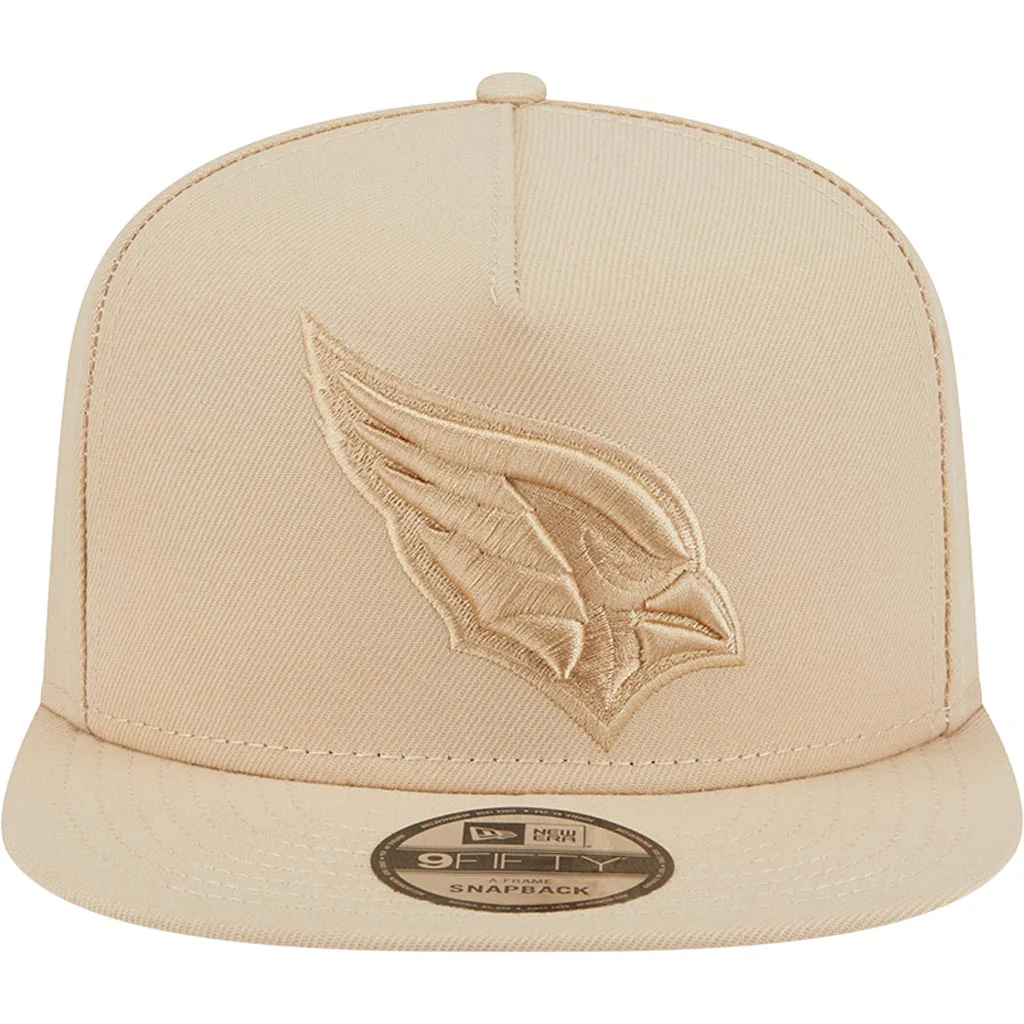 NFL Arizona Cardinals New Era Dry Wood 9FIFTY A-Frame Snapback Hat - Tan - Image 3