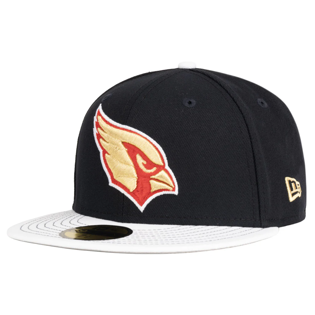 NFL Arizona Cardinals New Era Gold Medal 59FIFTY Fitted Hat - Navy