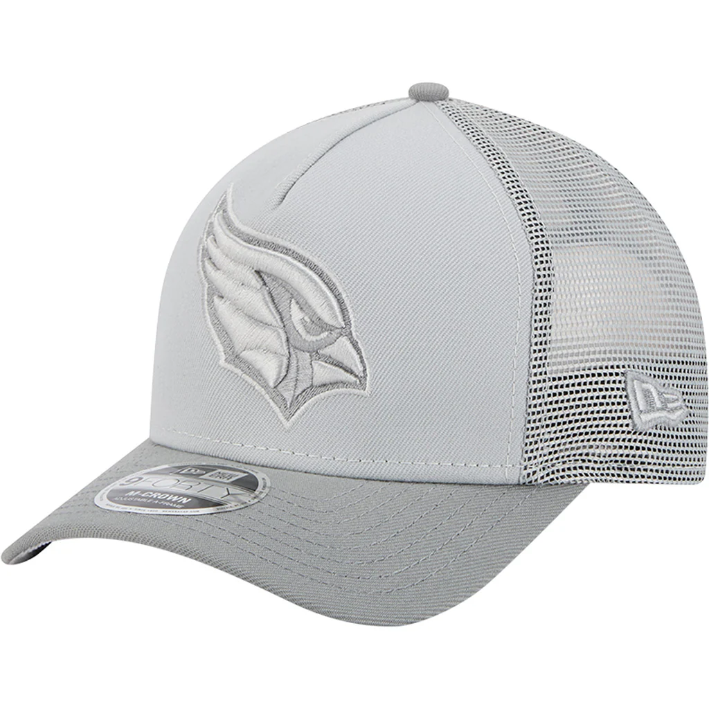 NFL Arizona Cardinals New Era Gray Tonal 9FORTY M-Crown Snapback Trucker Hat - Gray