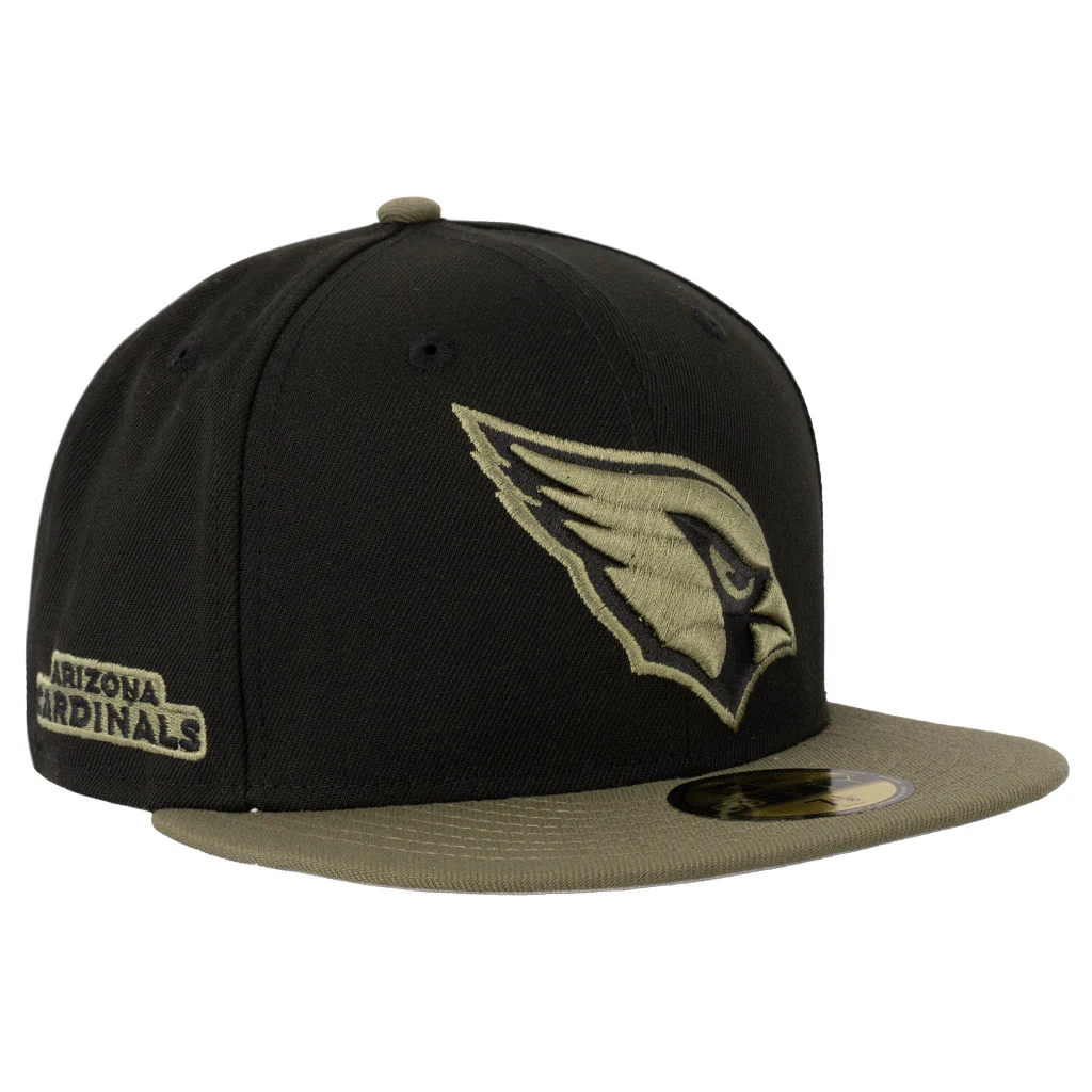 NFL Arizona Cardinals New Era Midnight Jungle 59FIFTY Fitted Hat - Black