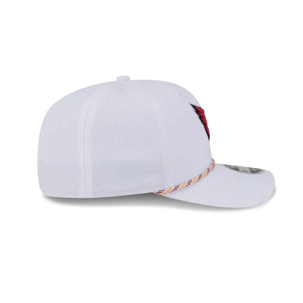 NFL Arizona Cardinals New Era Multicolor Rope 9SEVENTY Stretch-Snapback Hat - White - Image 6