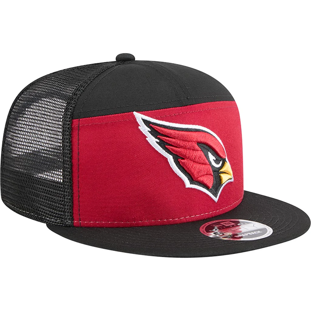 NFL Arizona Cardinals New Era Outdoor 9FIFTY Split Panel Snapback Hat - Red - Image 2