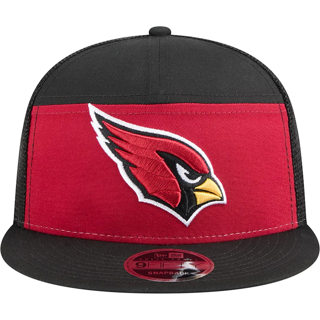 NFL Arizona Cardinals New Era Outdoor 9FIFTY Split Panel Snapback Hat - Red - Image 3