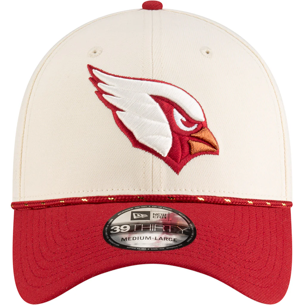 NFL Arizona Cardinals New Era Rivalries Onfield 39THIRTY Flex Fit Hat - Tan - Image 3
