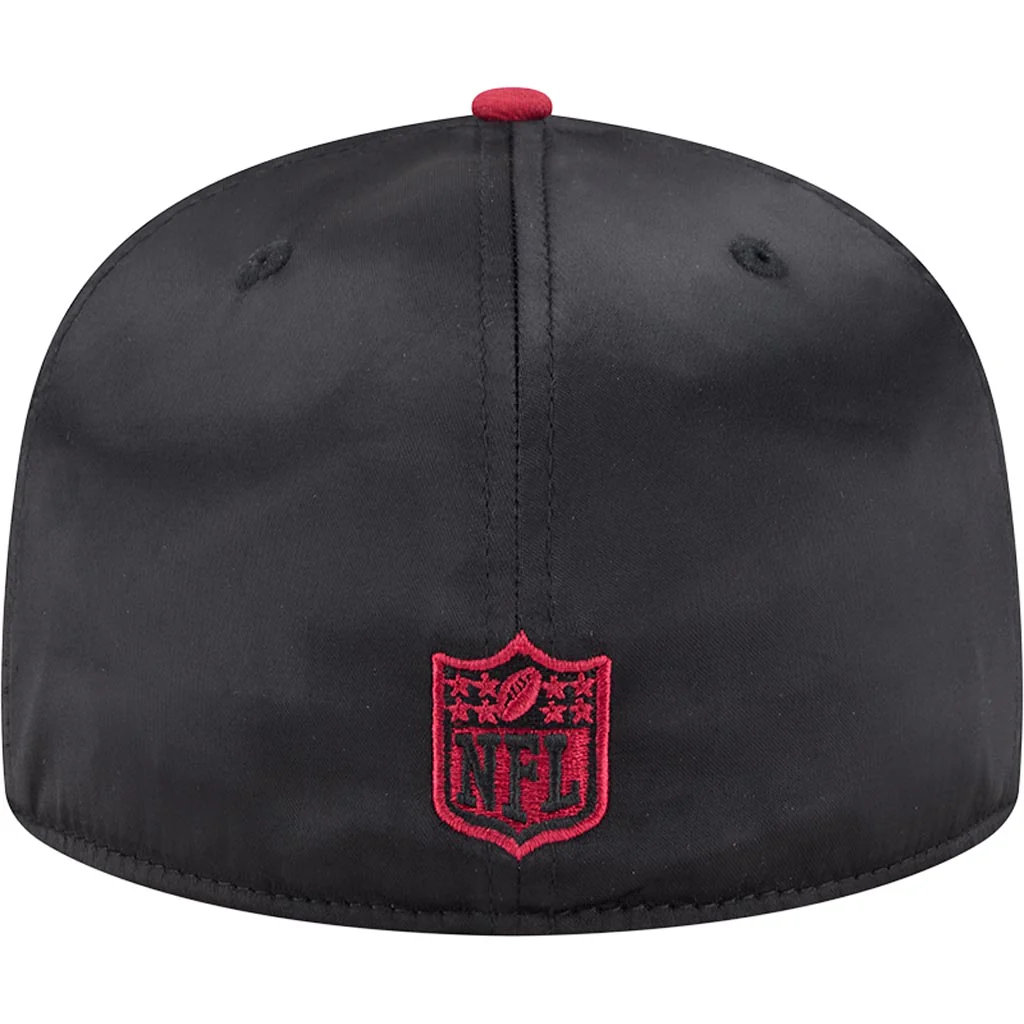 NFL Arizona Cardinals New Era Satin 59FIFTY Fitted Hat - Black - Image 4