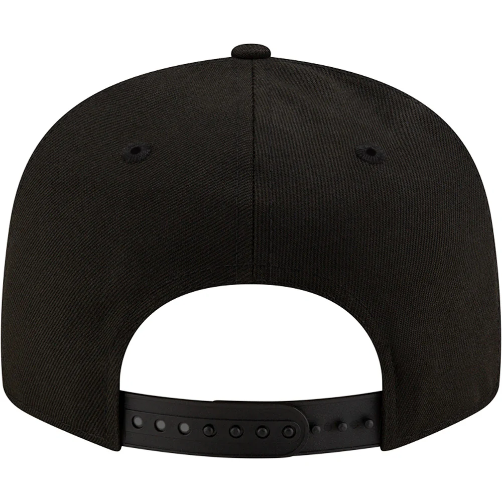 NFL Arizona Cardinals New Era Silver Logo 9FIFTY Snapback Hat - Black - Image 4