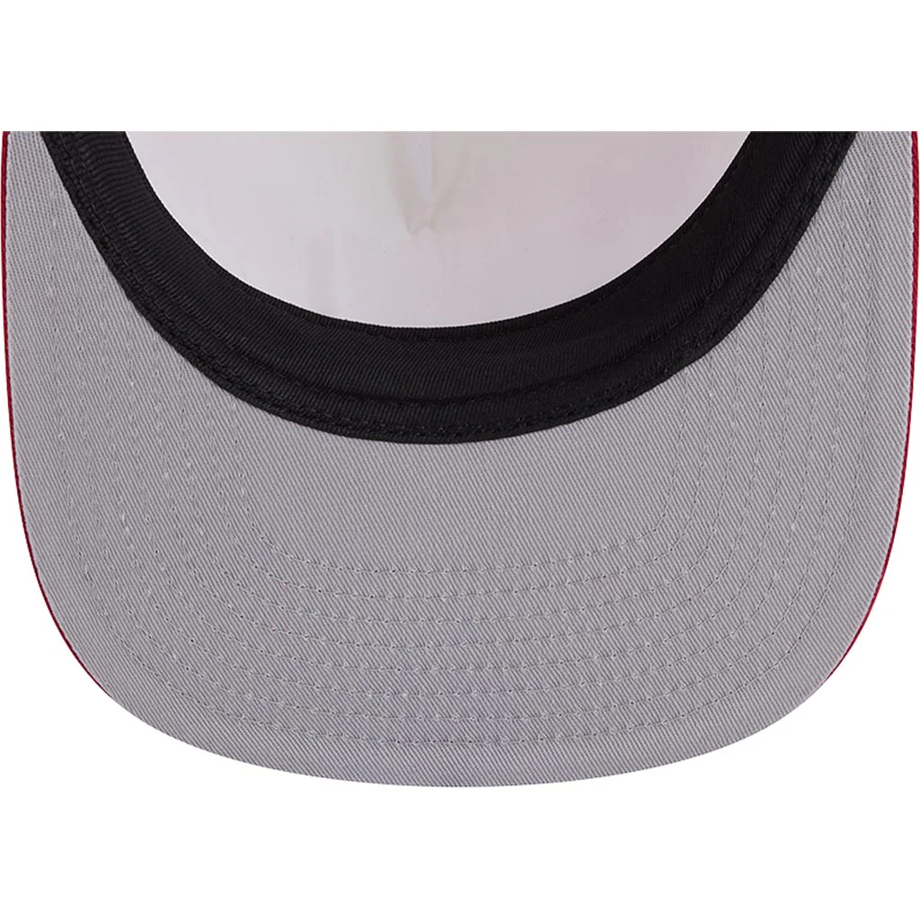NFL Arizona Cardinals New Era Team Cutout 9FIFTY A-Frame Snapback Hat - Cream - Image 5