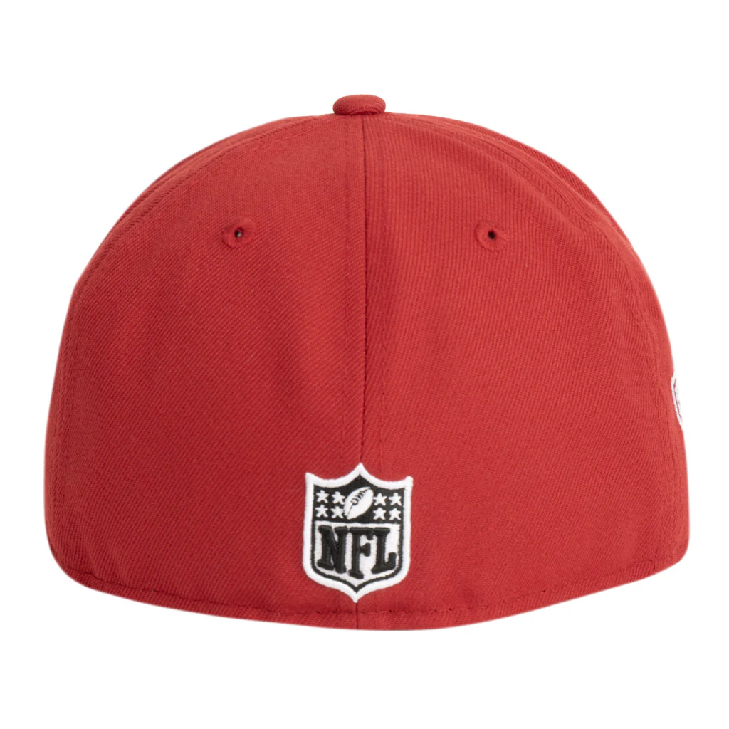 NFL Arizona Cardinals New Era Team Under Visor 59FIFTY Fitted Hat - Red - Image 3