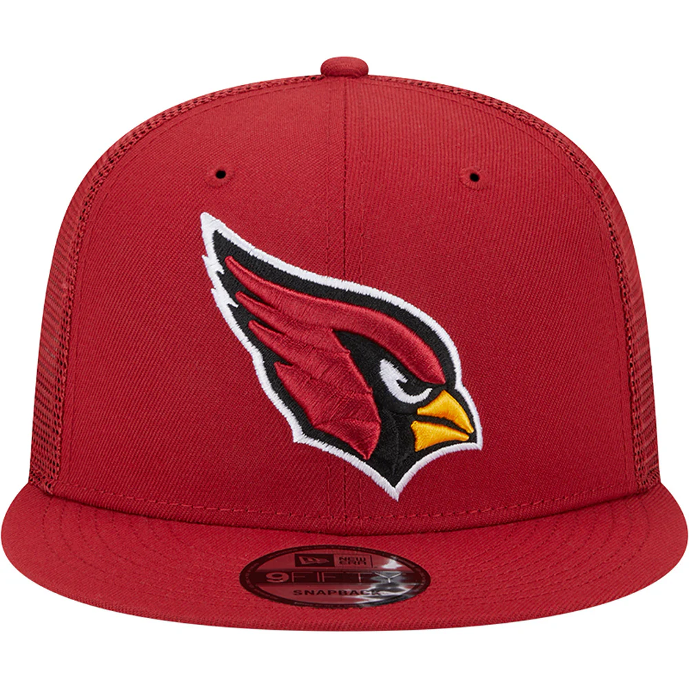 NFL Arizona Cardinals New Era 9FIFTY Snapback Trucker Hat - Red - Image 3