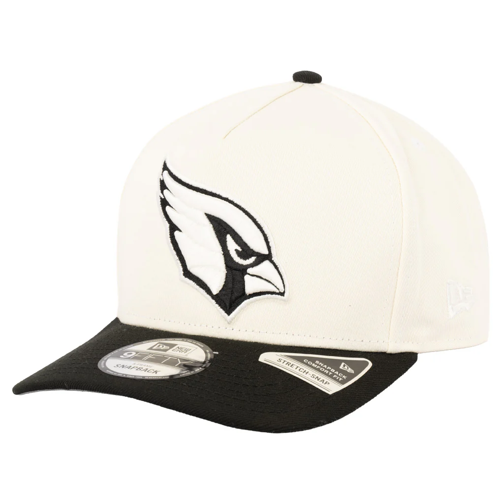NFL Arizona Cardinals New Era Two-Tone Classified 9FIFTY A-Frame Snapback Hat - Cream