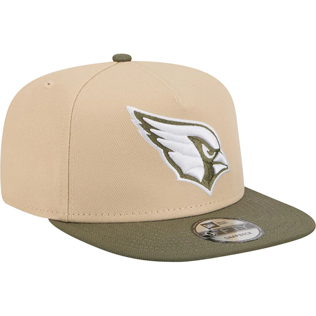NFL Arizona Cardinals New Era Two-Tone Drift Wood 9FIFTY A-Frame Snapback Hat - Tan - Image 2