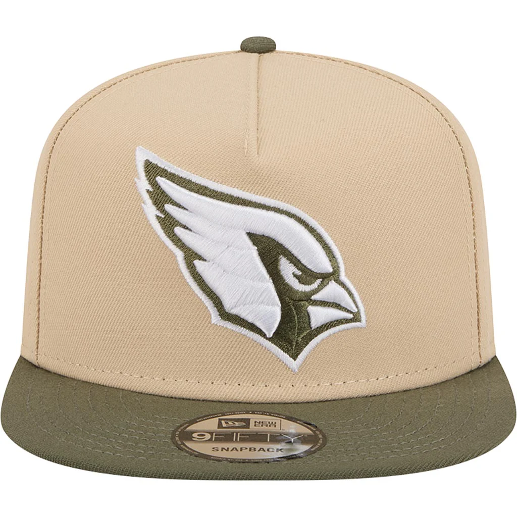 NFL Arizona Cardinals New Era Two-Tone Drift Wood 9FIFTY A-Frame Snapback Hat - Tan - Image 3
