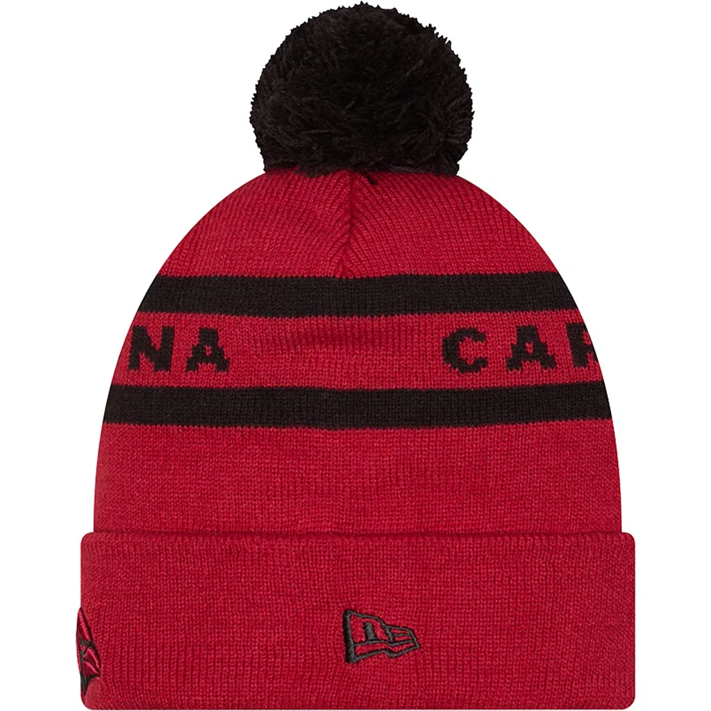 NFL Arizona Cardinals New Era Two-Tone Text Knit Hat - Red - Image 2