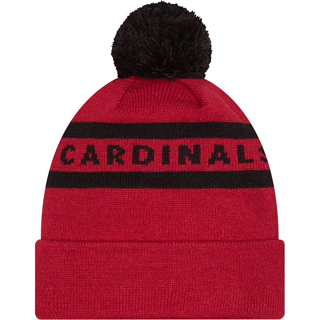 NFL Arizona Cardinals New Era Two-Tone Text Knit Hat - Red - Image 3