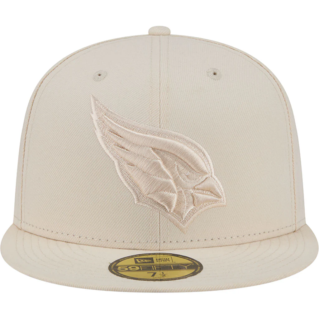 NFL Arizona Cardinals New Era Vanilla 59FIFTY Fitted Hat - Cream - Image 3