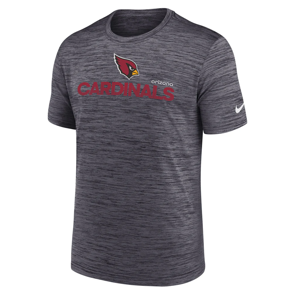 NFL Arizona Cardinals Nike 2024 Modern Velocity T-Shirt - Black - Image 2