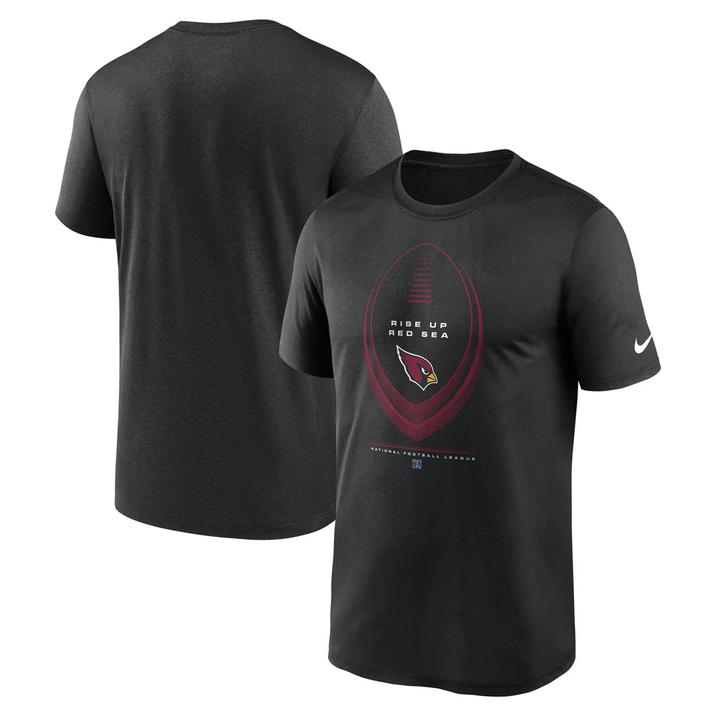 NFL Arizona Cardinals Nike 2026 Icon Legend T-Shirt - Black