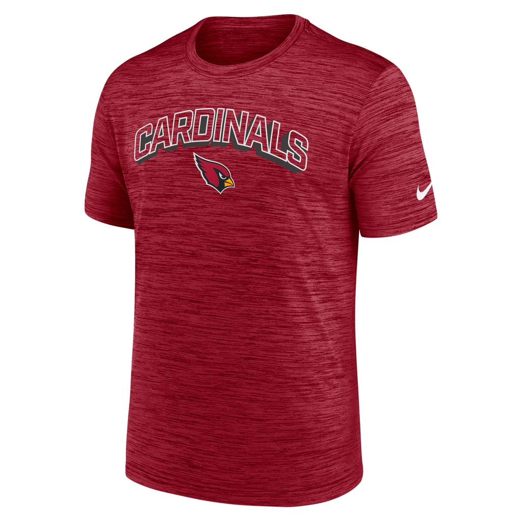 NFL Arizona Cardinals Nike Arch Velocity T-Shirt - Red - Image 2