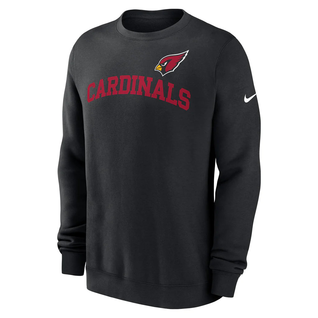 NFL Arizona Cardinals Nike Club Pullover Crew - Image 2