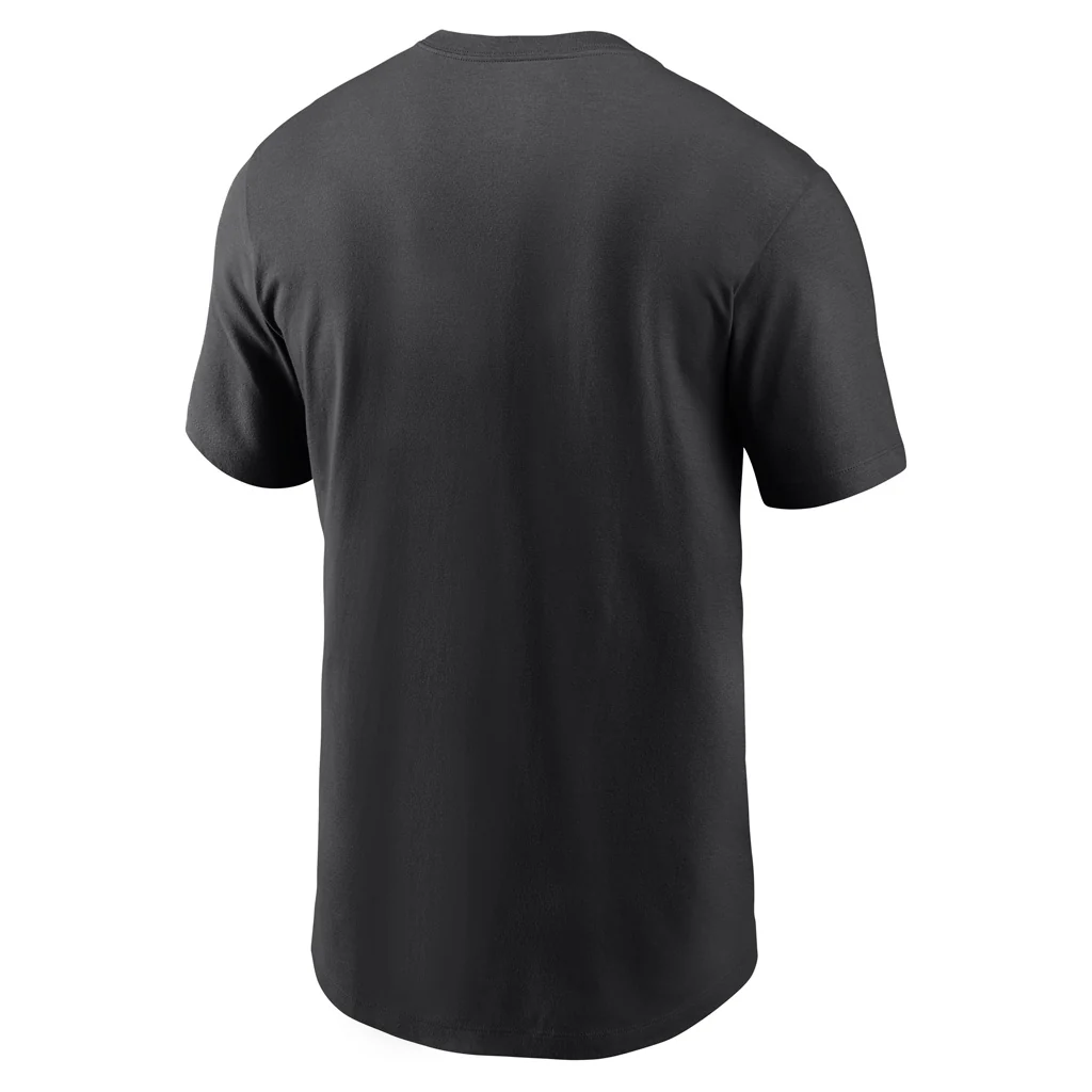 NFL Arizona Cardinals Nike Cotton Essential Logo T-Shirt - Black - Image 3