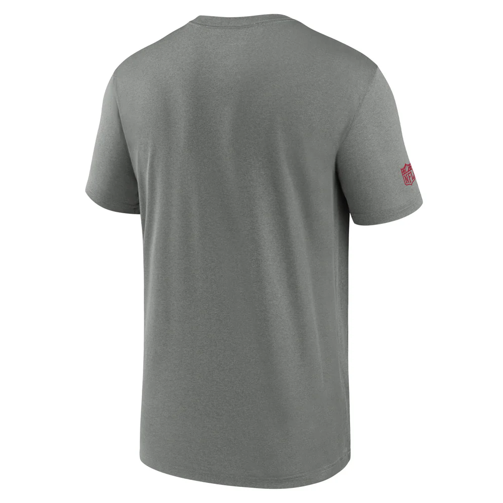 NFL Arizona Cardinals Nike Dri-FIT Legend T-Shirt - Gray - Image 2