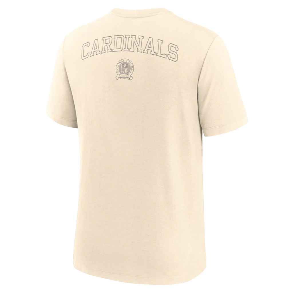 NFL Arizona Cardinals Nike Glory Triblend T-Shirt - Natural - Image 3