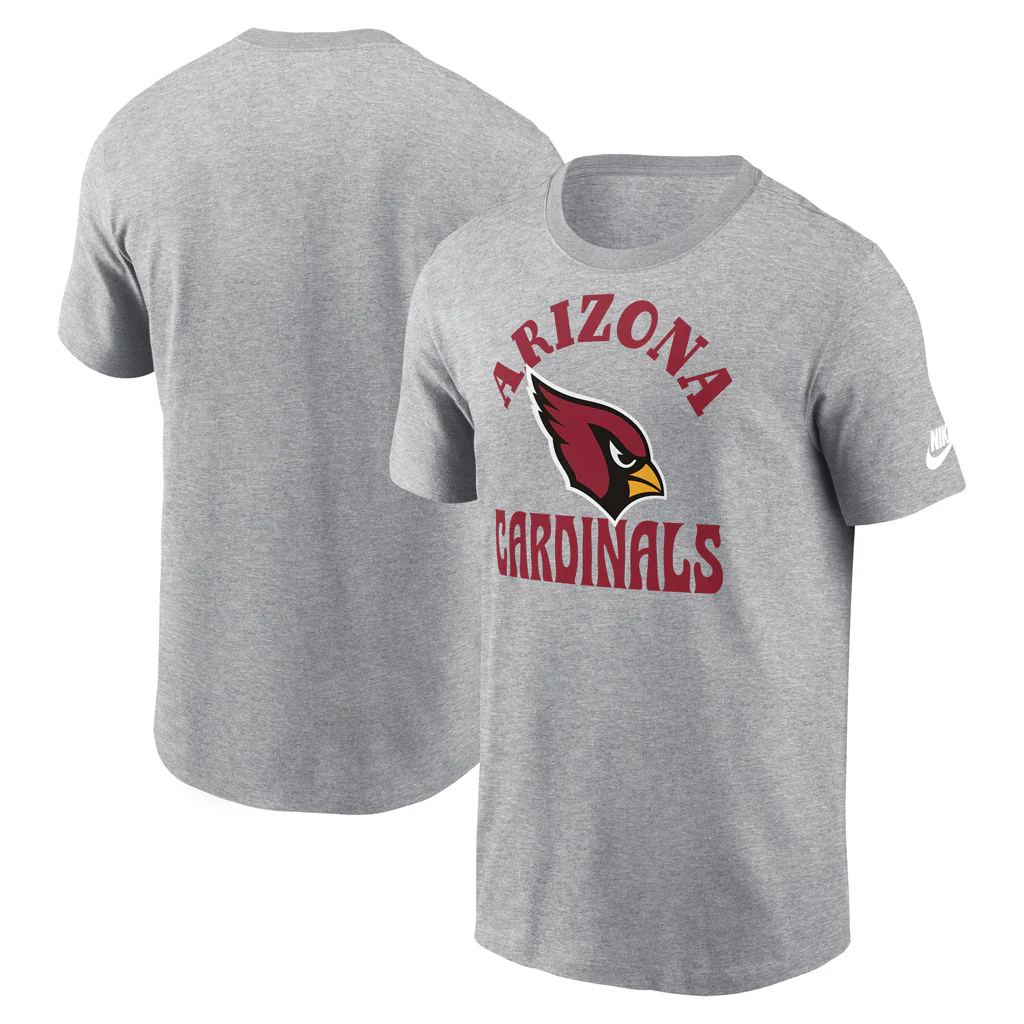 NFL Arizona Cardinals Nike Groove Essential T-Shirt - Gray