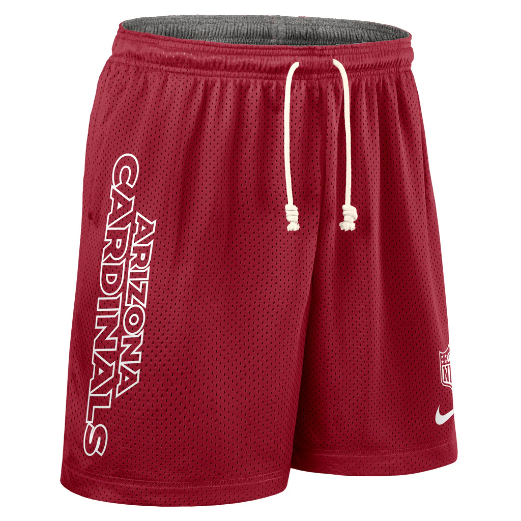 NFL Arizona Cardinals Nike Reversible Knit Shorts - Red - Image 2