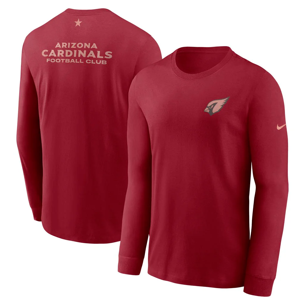 NFL Arizona Cardinals Nike Rivalries Cotton Long Sleeve T-Shirt - Red