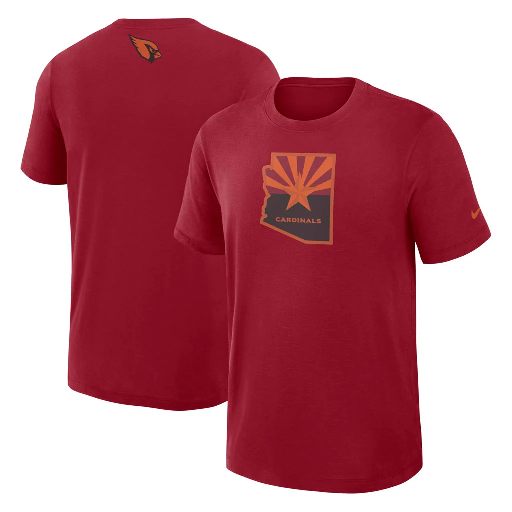 NFL Arizona Cardinals Nike Rivalries Slub T-Shirt - Red
