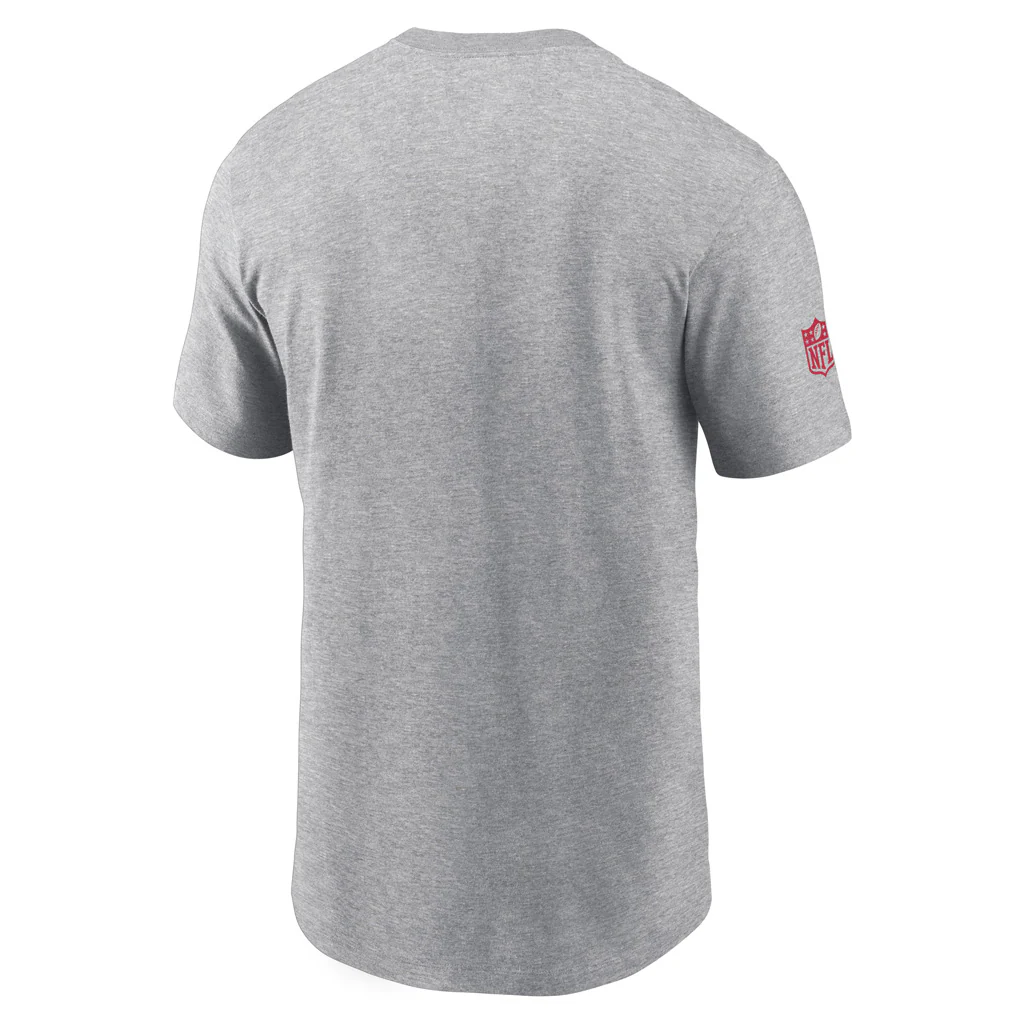 NFL Arizona Cardinals Nike Team Issue T-Shirt - Heather Gray - Image 3