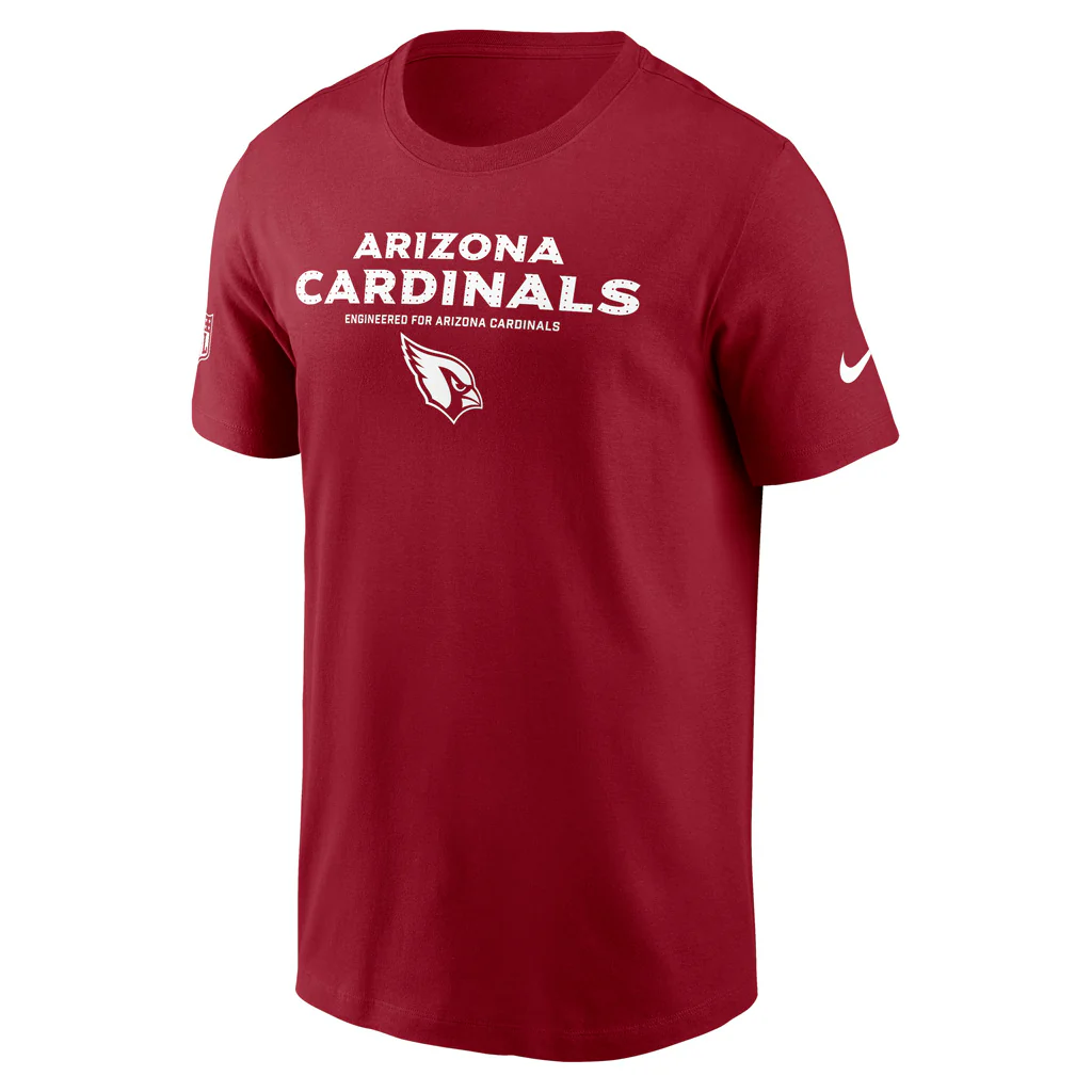 NFL Arizona Cardinals Nike Team Issue T-Shirt - Red - Image 2