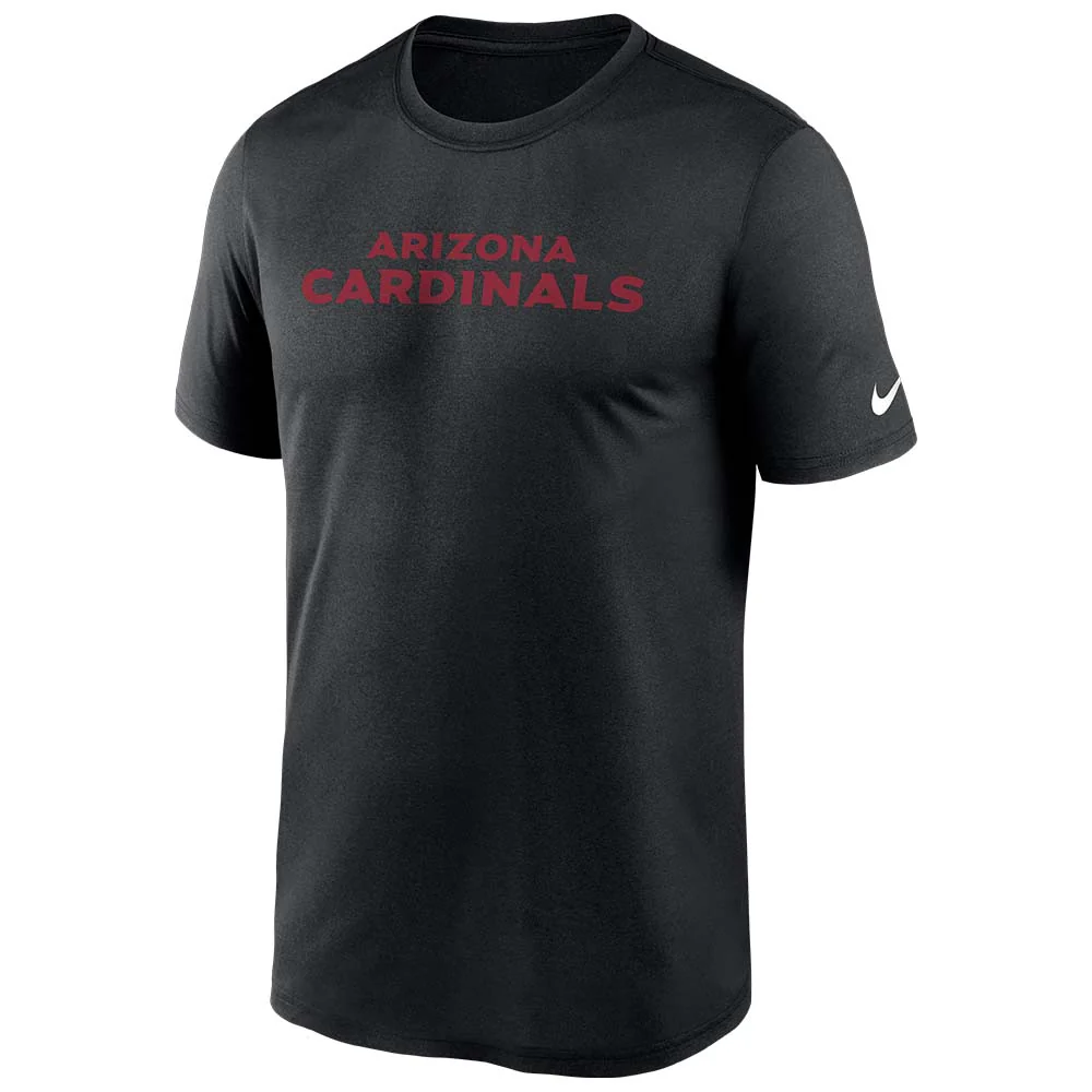 NFL Arizona Cardinals Nike Wordmark Legend T-Shirt - Black