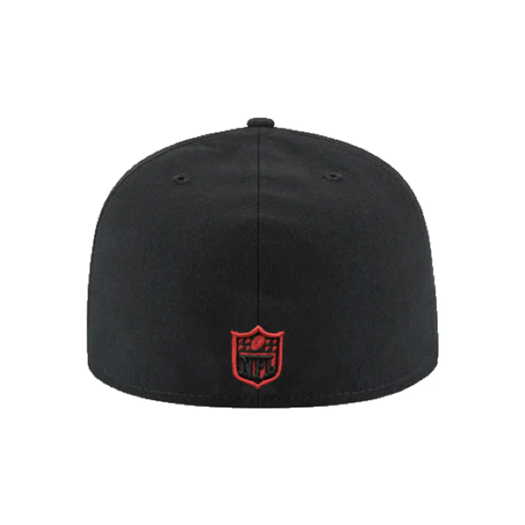 NFL Arizona Cardinals New Era Red Eye 59FIFTY Hat - Black - Image 3