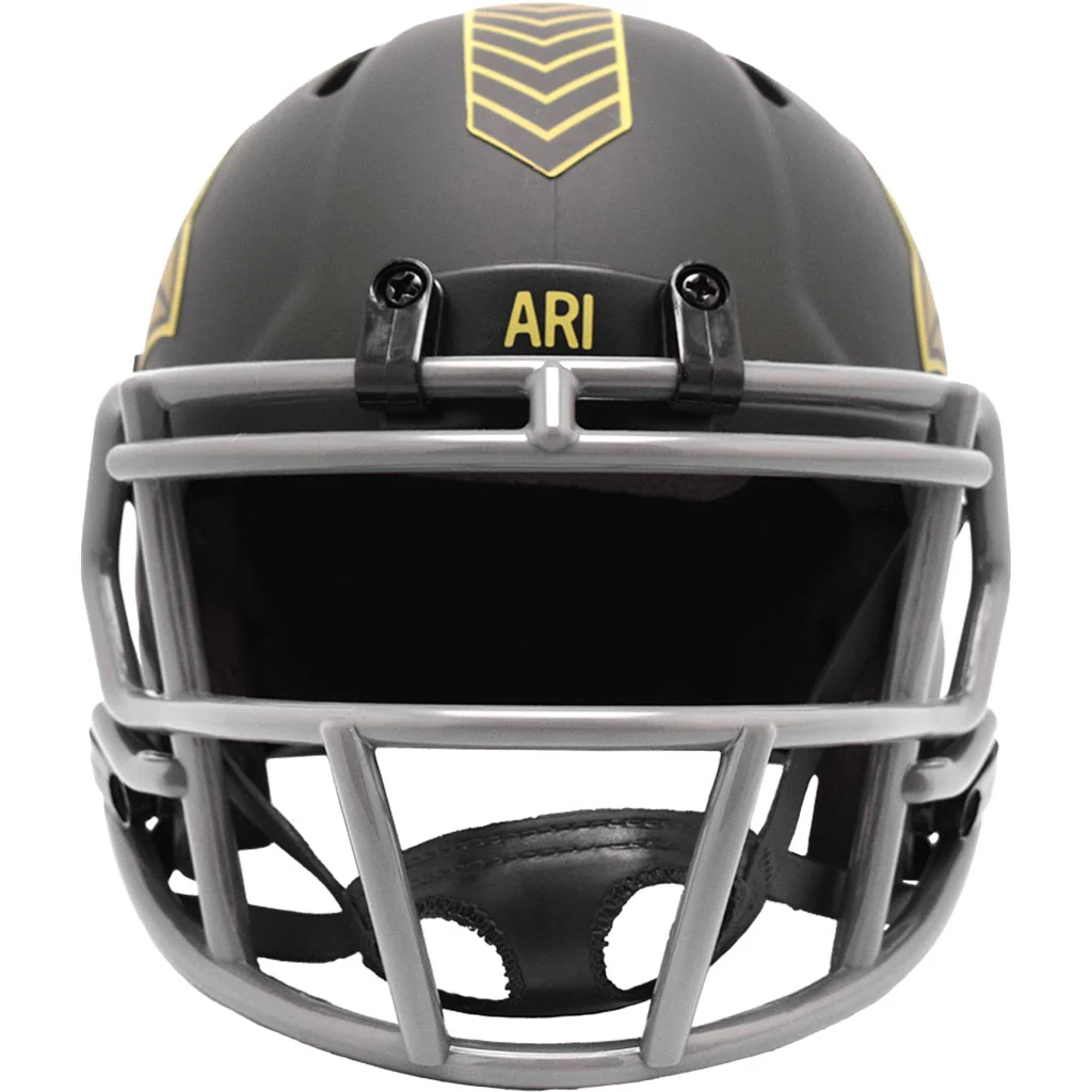 NFL Arizona Cardinals Riddell 2025 Salute to Service Mini Speed Helmet - Green - Image 3