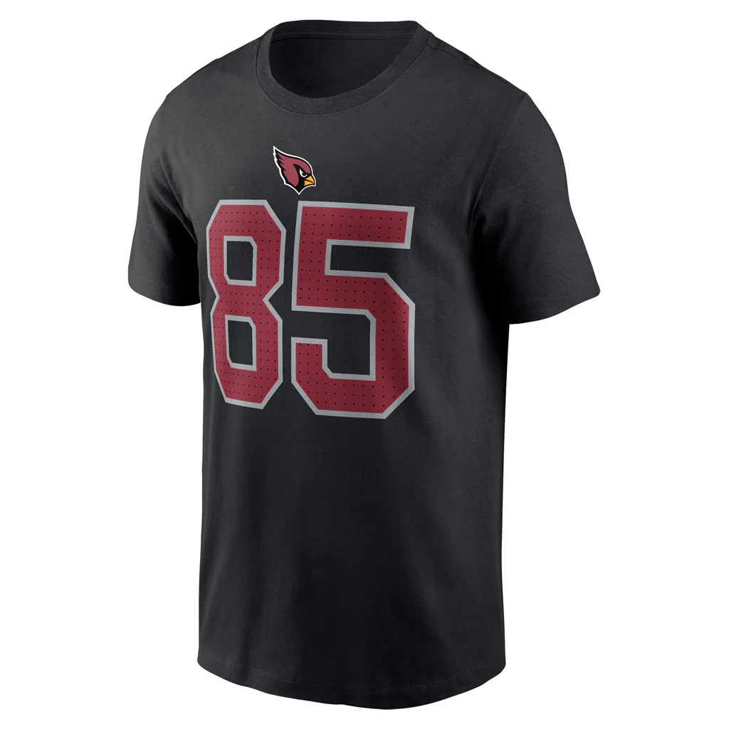 NFL Arizona Cardinals Trey McBride Nike Name & Number T-Shirt - Black - Image 2