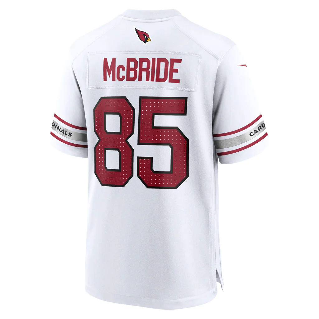 NFL Arizona Cardinals Trey McBride Nike Road Game Jersey - White - Image 3