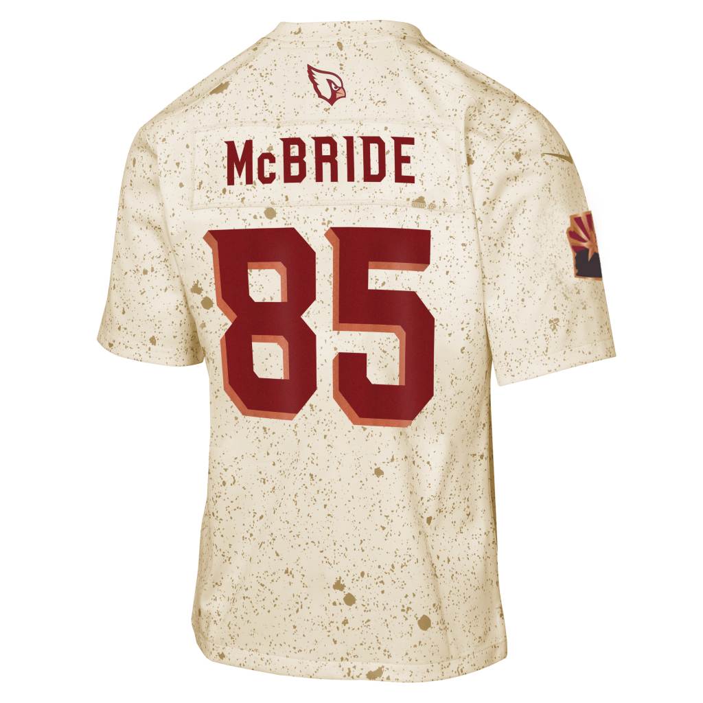 NFL Arizona Cardinals Trey McBride Youth Nike Rivalries Game Jersey - Tan - Image 3