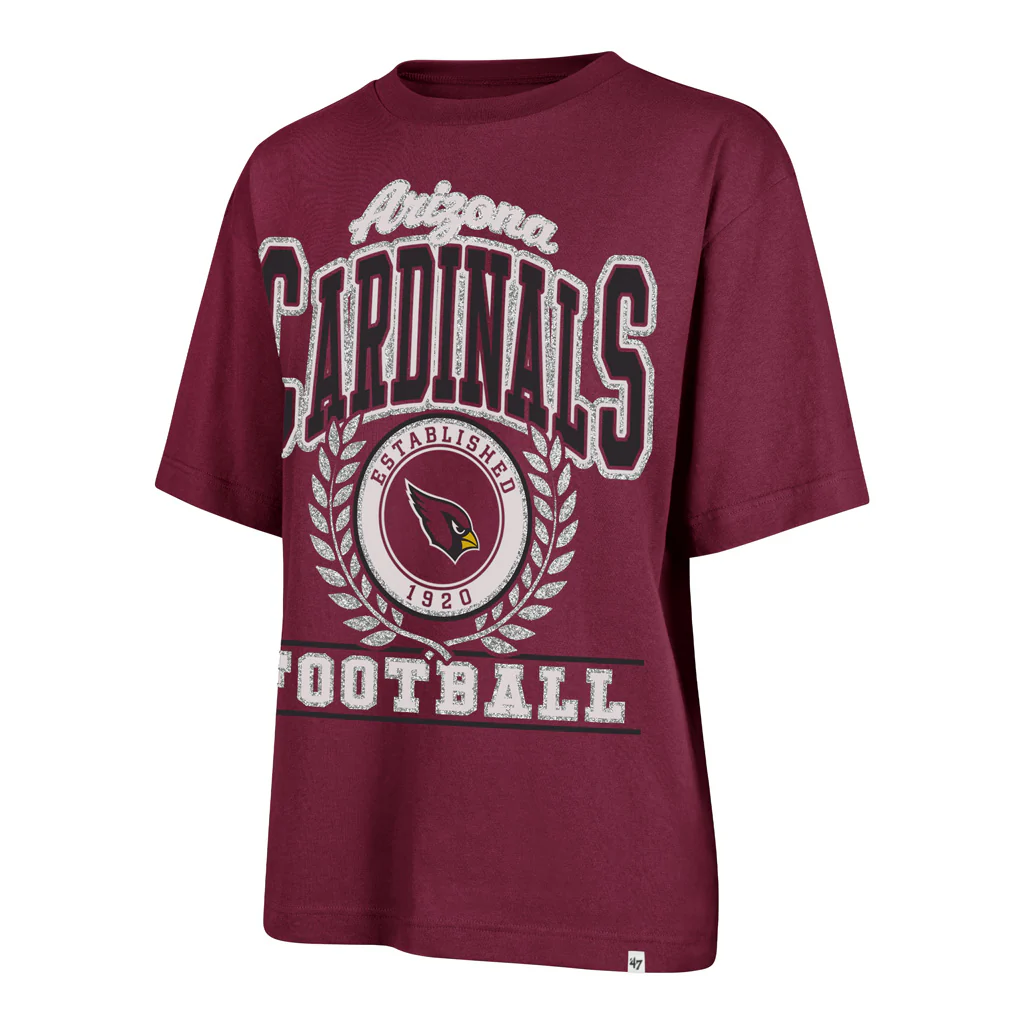 NFL Arizona Cardinals Women's '47 Ring True Foundation T-Shirt - Red - Image 2