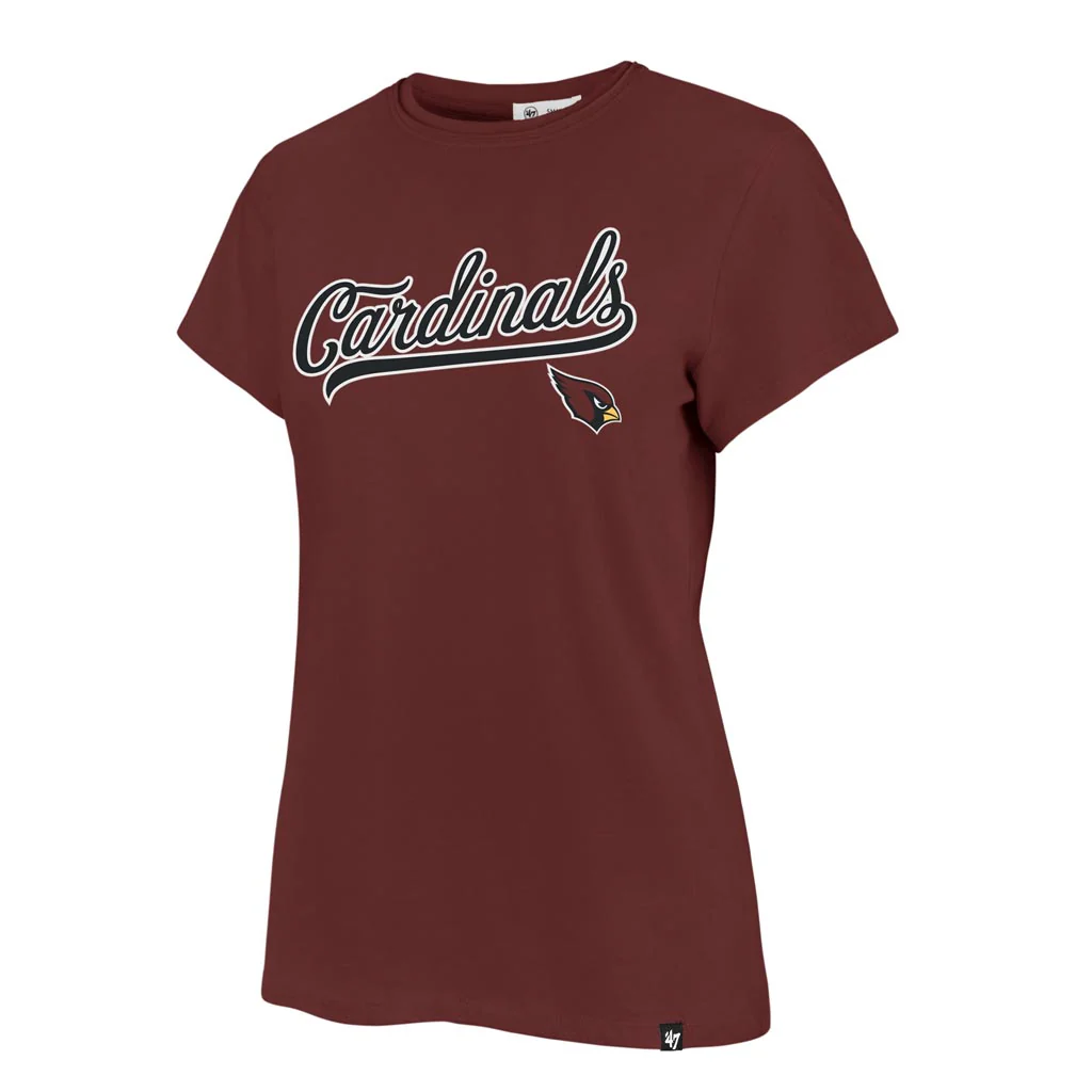 NFL Arizona Cardinals Women's '47 Tail Sweep Frankie T-Shirt - Red - Image 2