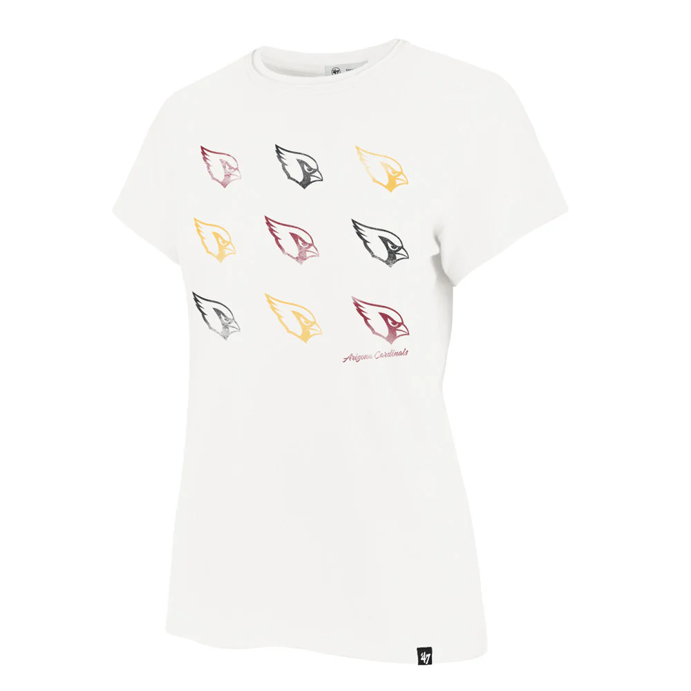 NFL Arizona Cardinals Women's '47 Wild Dreams Frankie T-Shirt - White