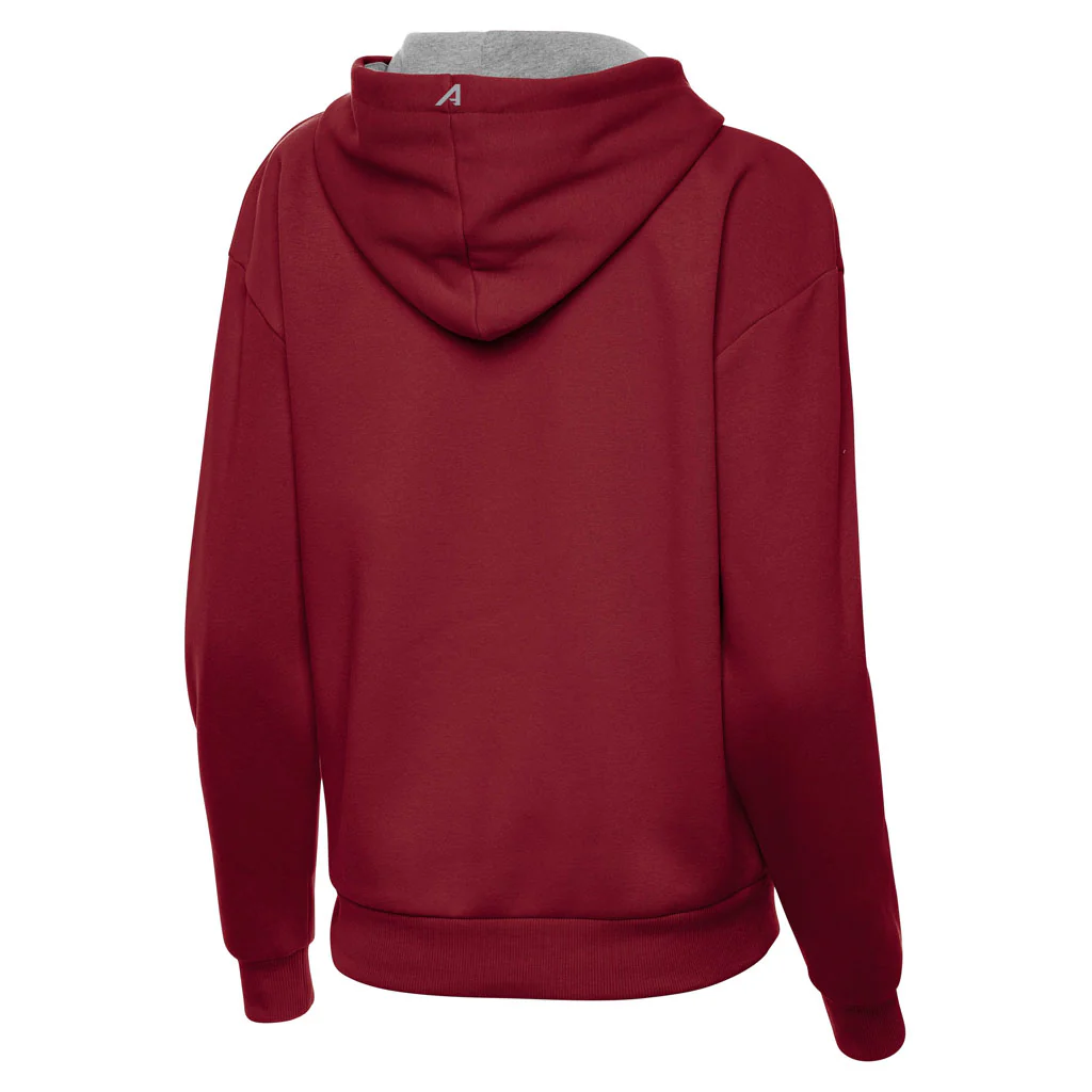 NFL Arizona Cardinals Women's Antigua Full Front Victory Pullover Hoodie - Red - Image 2