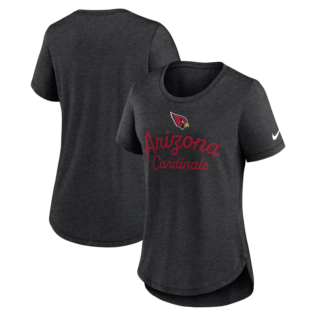 NFL Arizona Cardinals Women's Nike Fashion Triblend T-Shirt - Black
