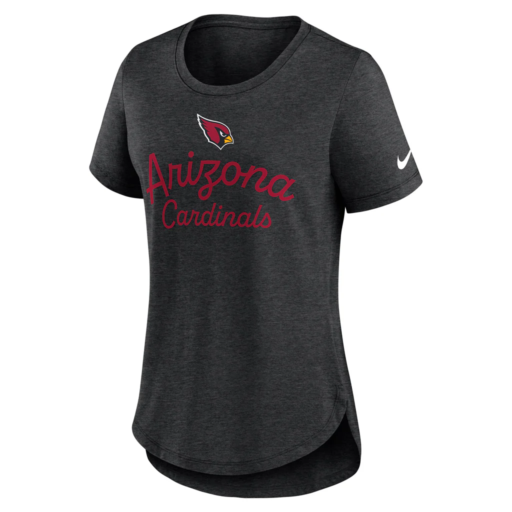 NFL Arizona Cardinals Women's Nike Fashion Triblend T-Shirt - Black - Image 2