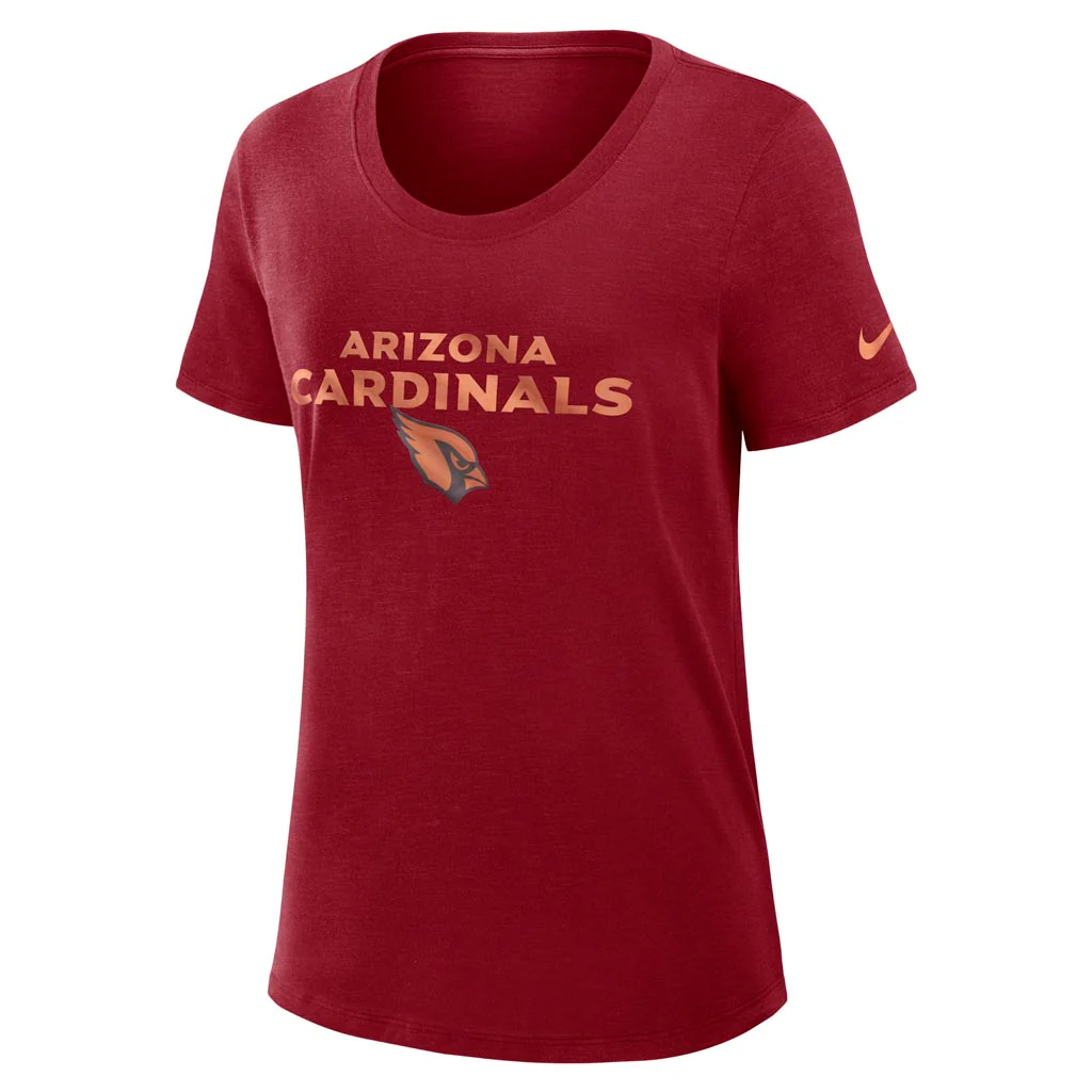NFL Arizona Cardinals Women's Nike Rivalries Slub T-Shirt - Red - Image 2