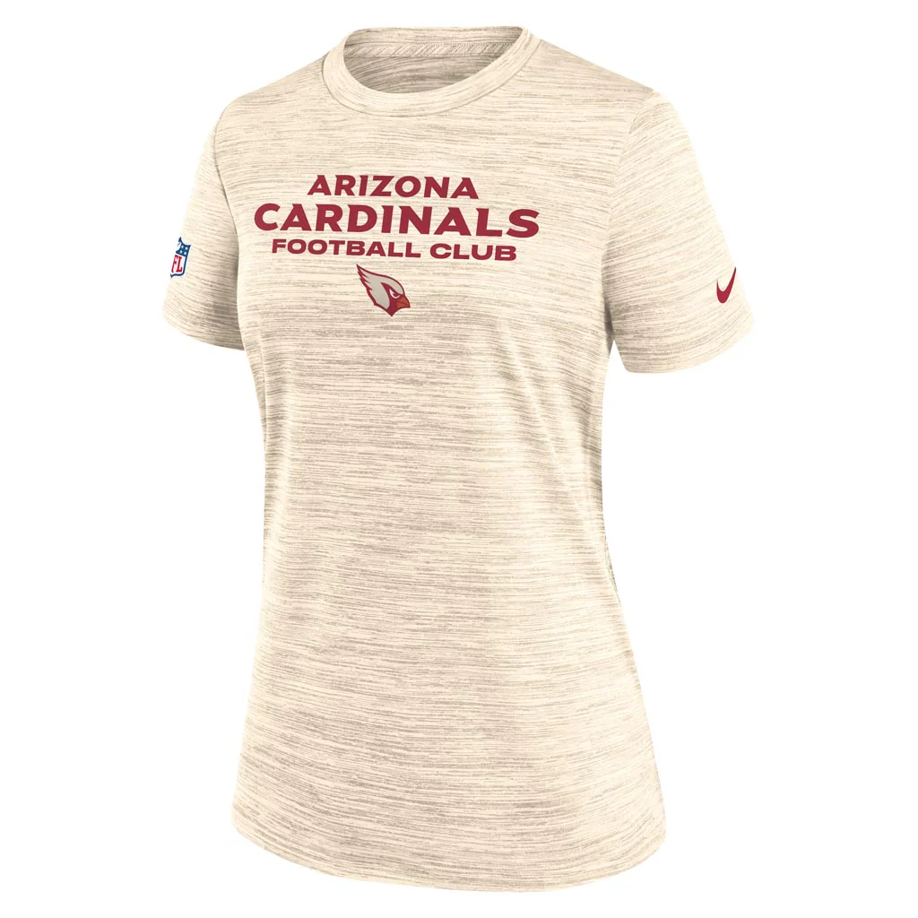 NFL Arizona Cardinals Women's Nike Rivalries Velocity T-Shirt - Tan - Image 2
